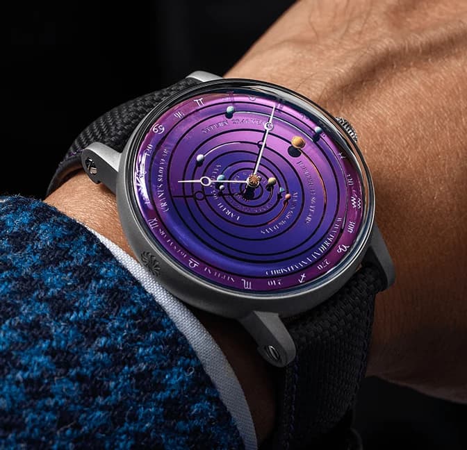 Grand Planetarium Eccentric Si14 on the wrist