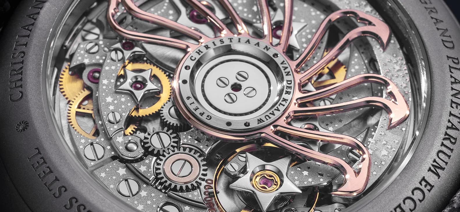 The Grand Planetarium gear train and sun bridges
