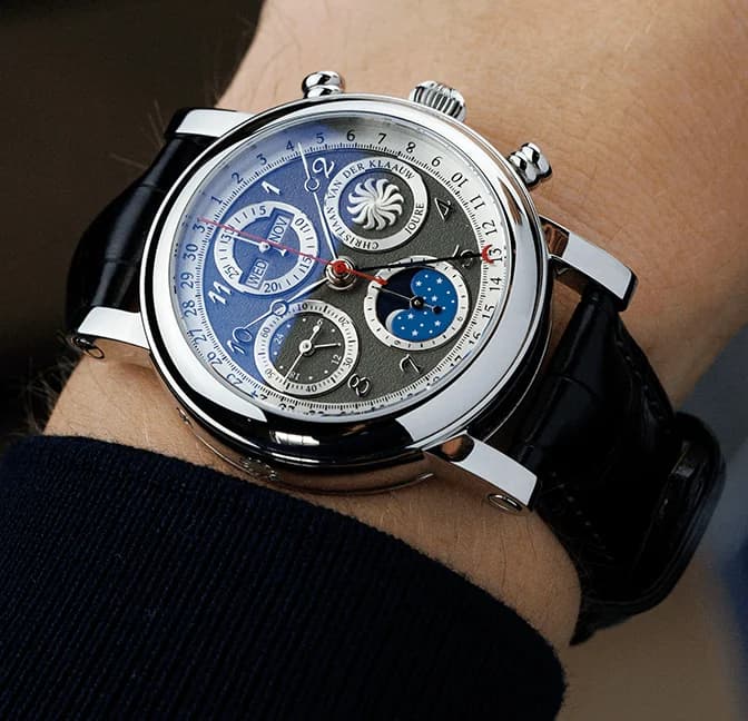 Ariadne Grey, on the wrist
