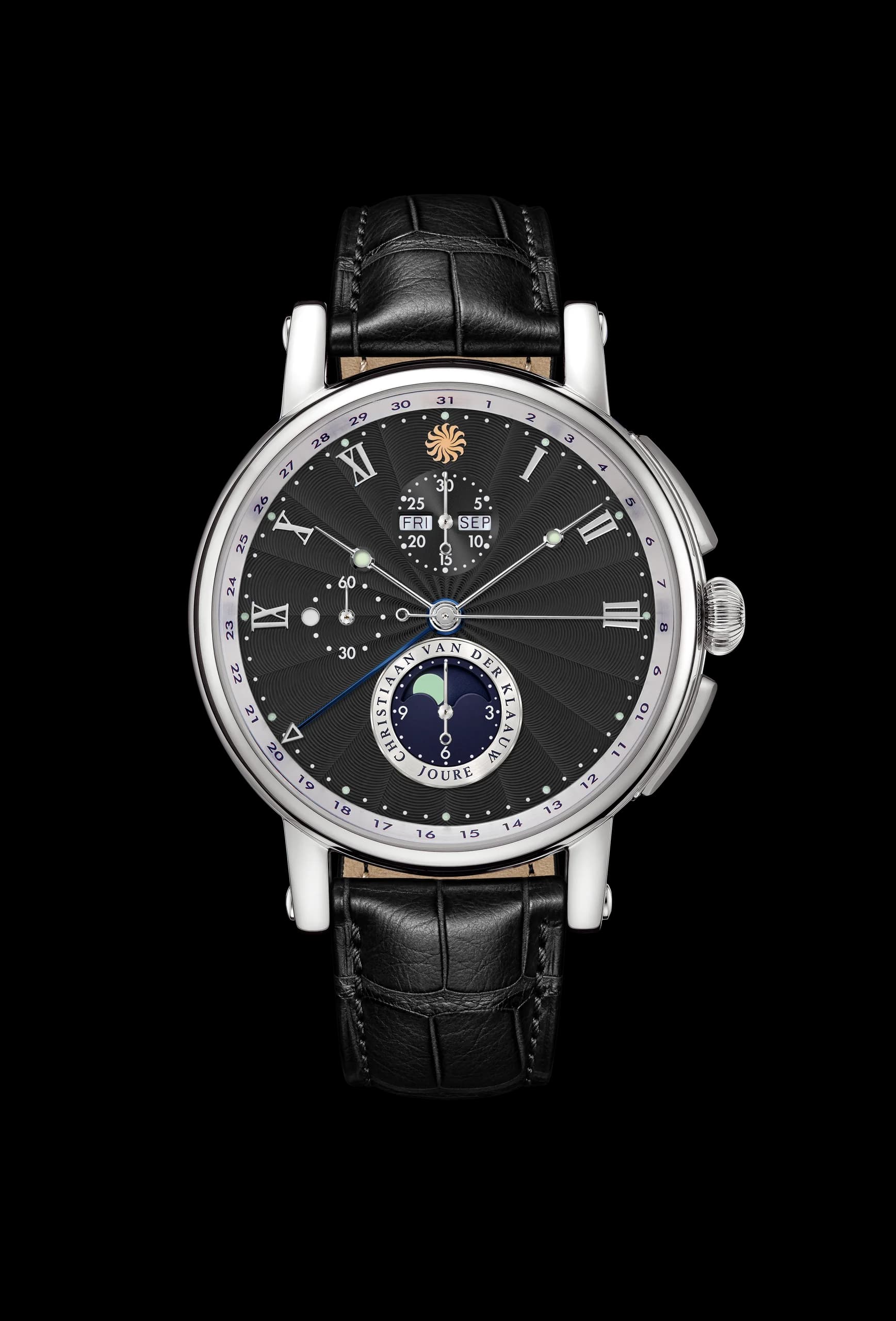 Hypernova Guilloché Black CKHN3344, front