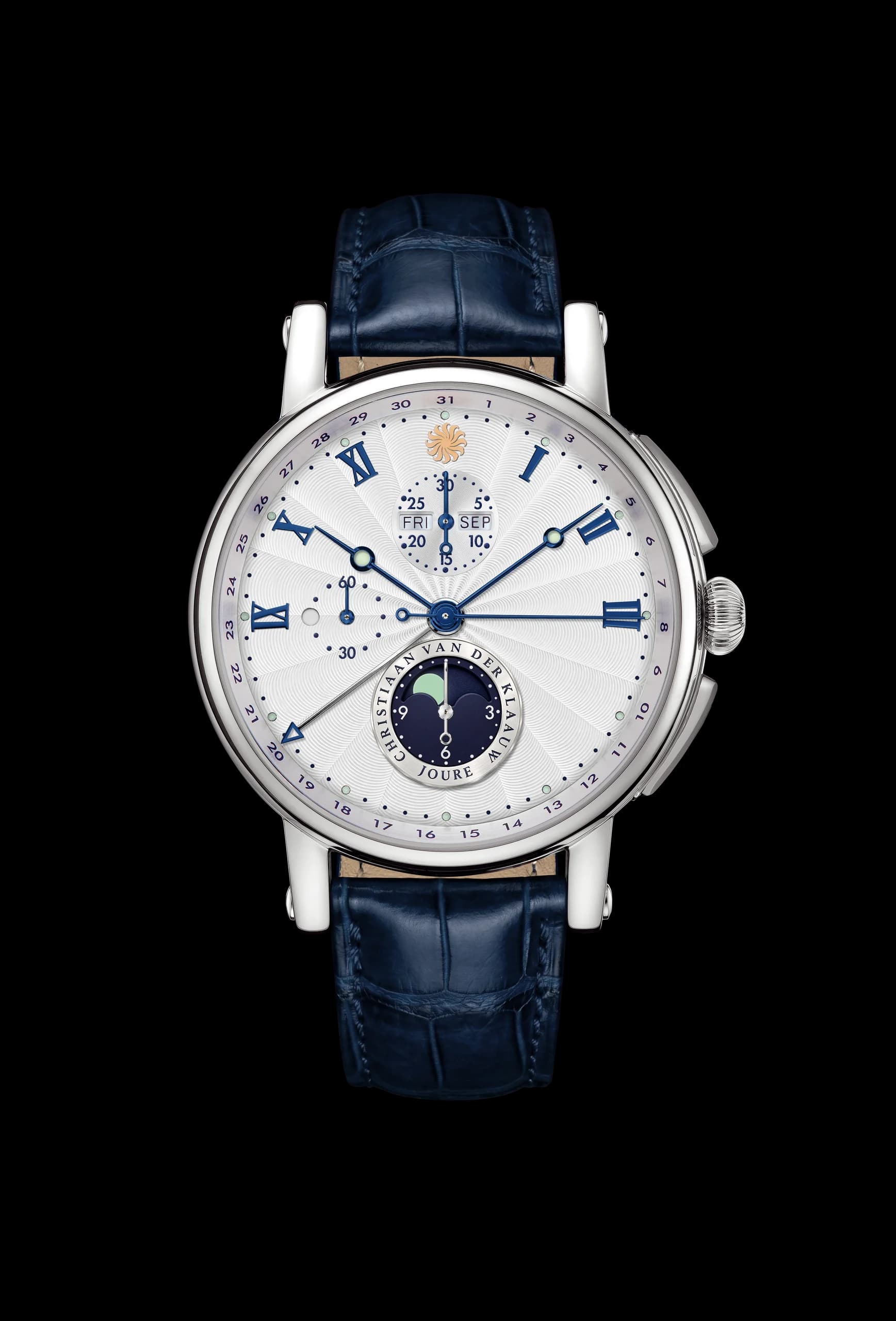 Hypernova Guilloché White CKHN3326, front