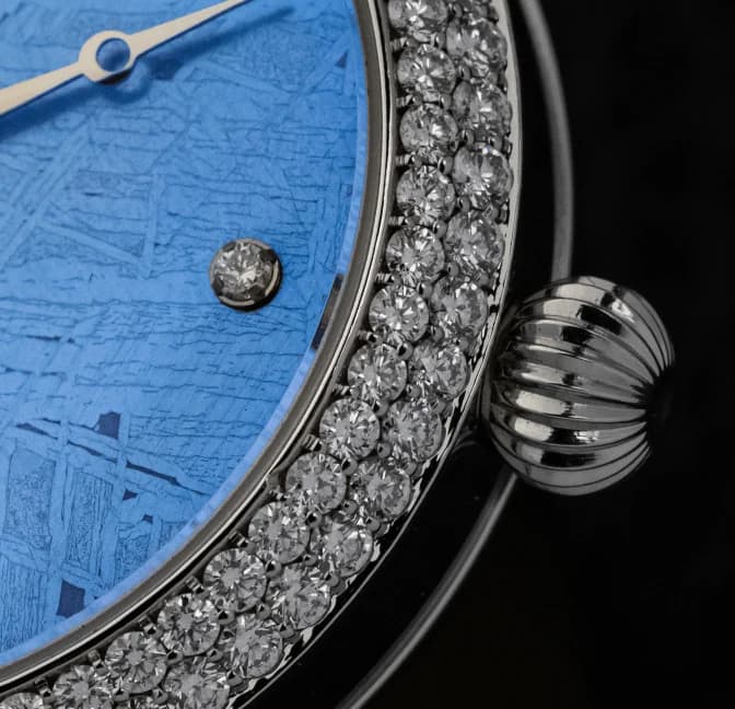 Lady Orion Stardust Blue Meteorite Diamonds, detail 2