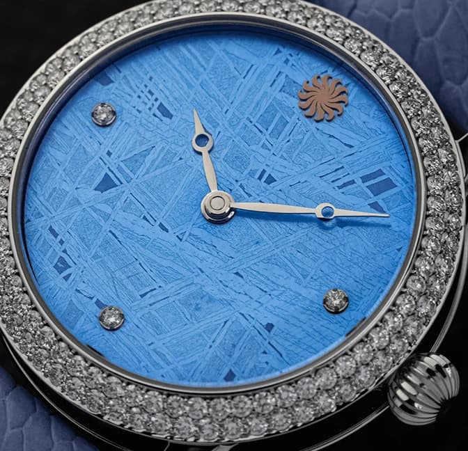 Lady Orion Stardust Blue Meteorite Diamonds, detail 5