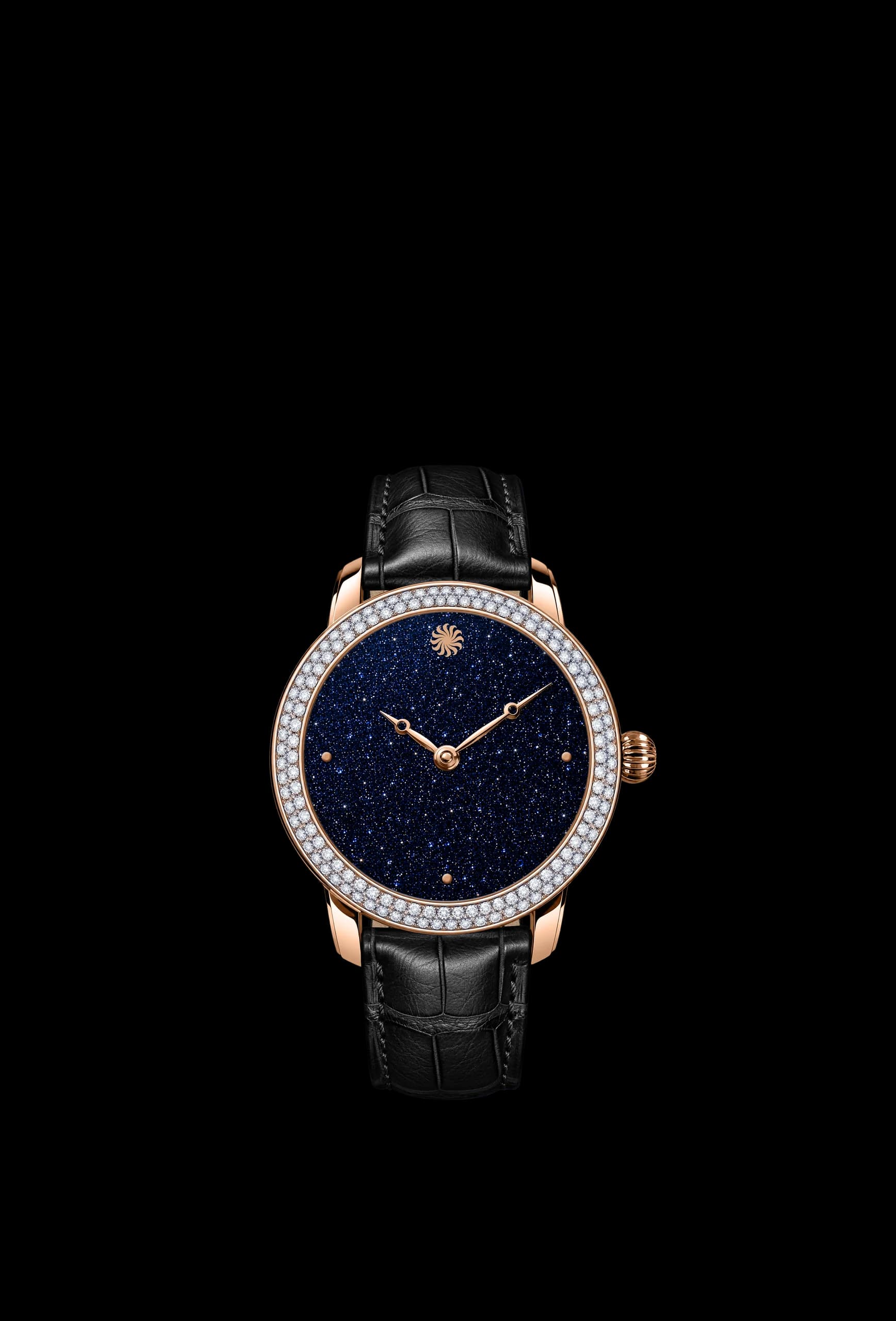 Lady Orion Stardust Diamond Lunette Rose Gold CKOD1804, front