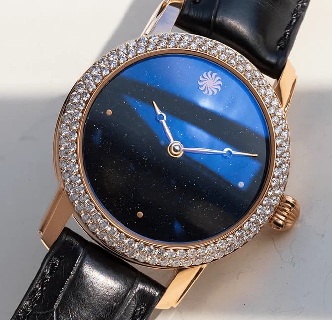 Lady Orion Stardust Diamond Lunette Rose Gold, detail 1