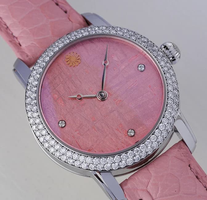 Lady Orion Stardust Pink Meteorite Diamonds, detail 1