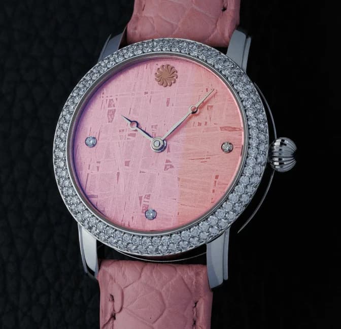Lady Orion Stardust Pink Meteorite Diamonds, detail 2