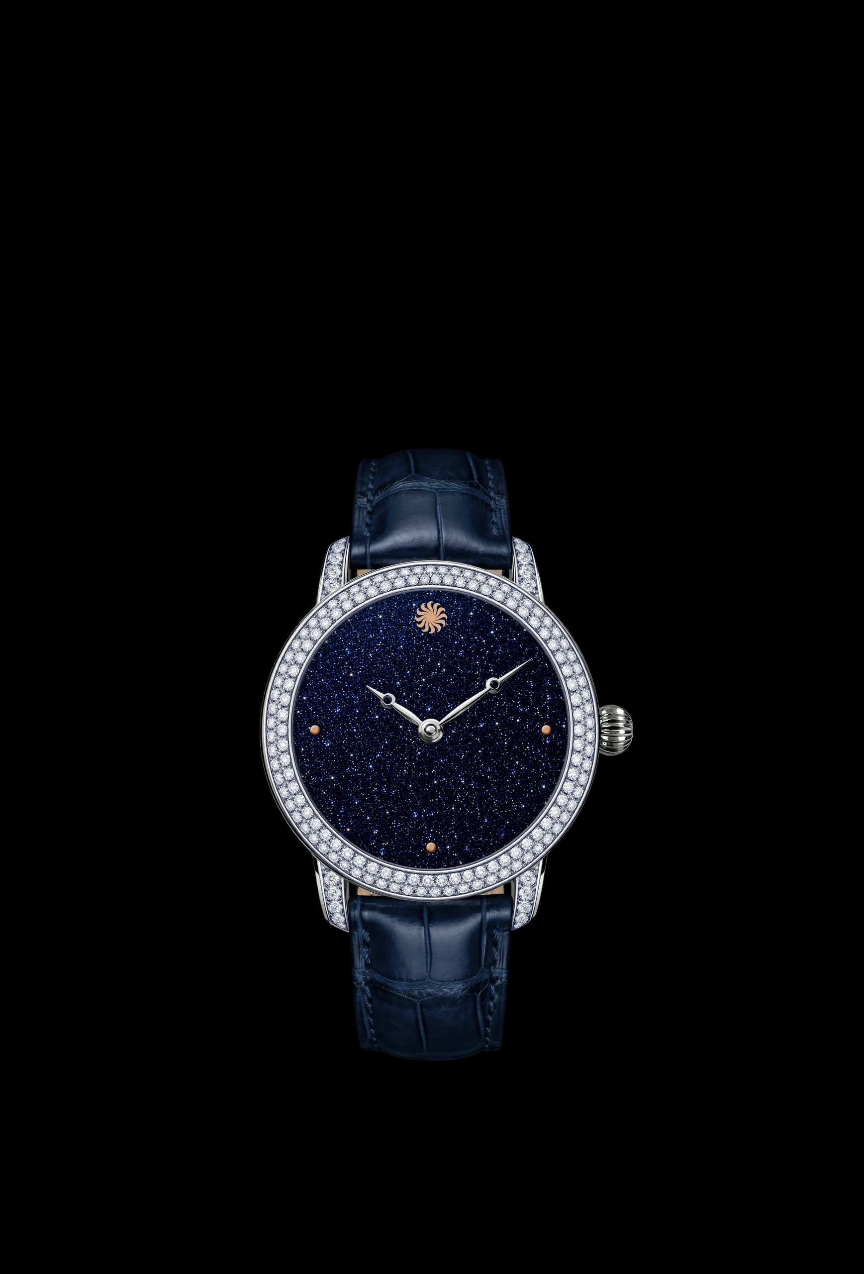 Lady Orion Stardust White Gold Full Diamond CM1003, front