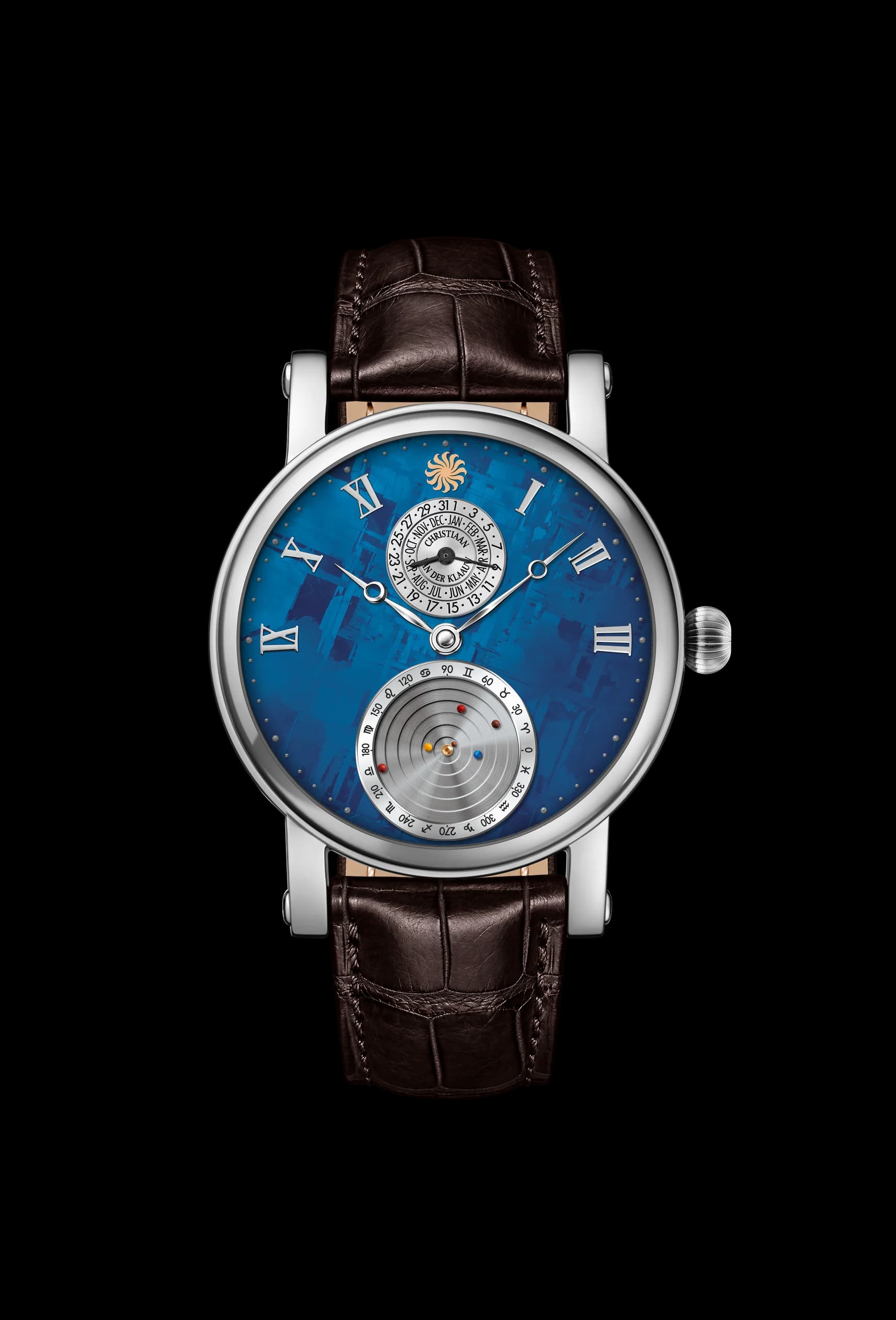 Planetarium Blue Meteorite CKPT33N6, front