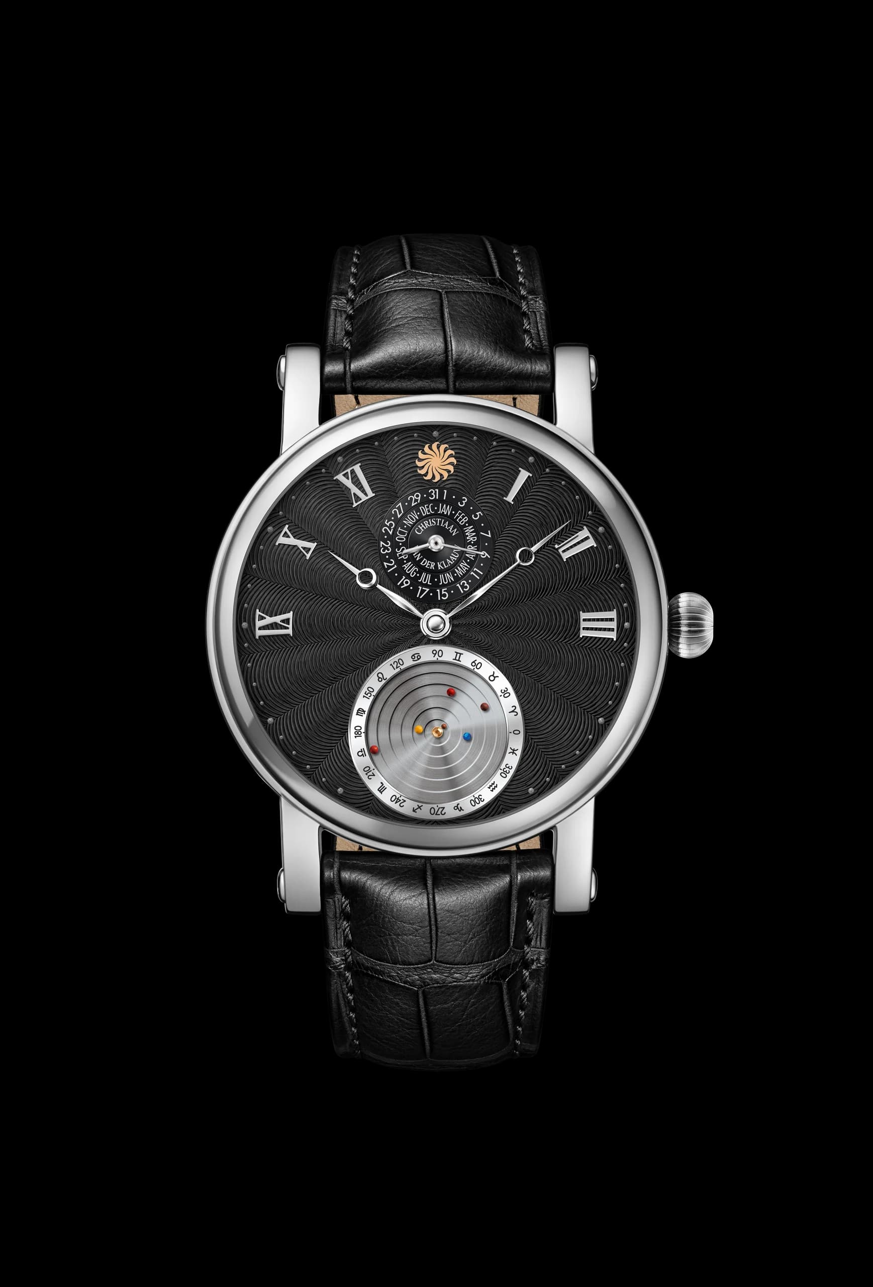 Planetarium Guilloché Black CKPT3344, front