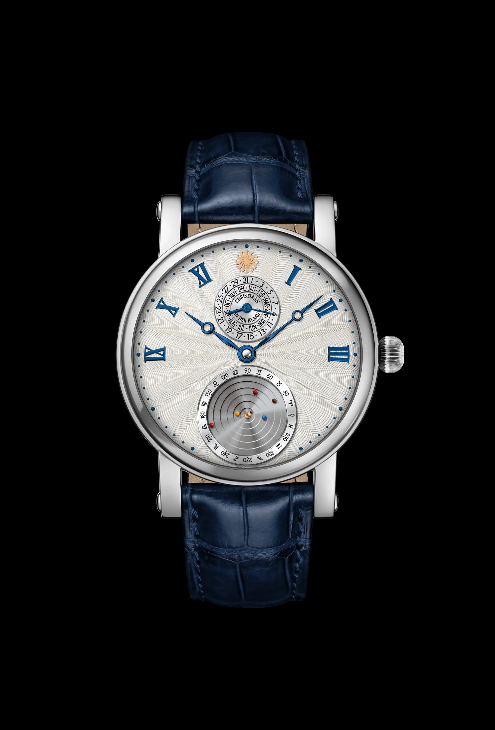 Planetarium Guilloché White CKPT3324, front