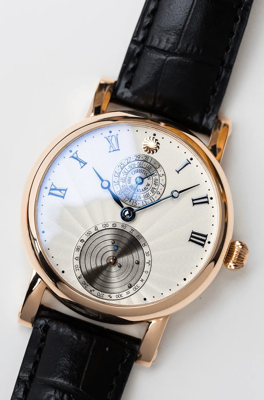 Planetarium Guilloché White Rose Gold in 18 ct rose gold