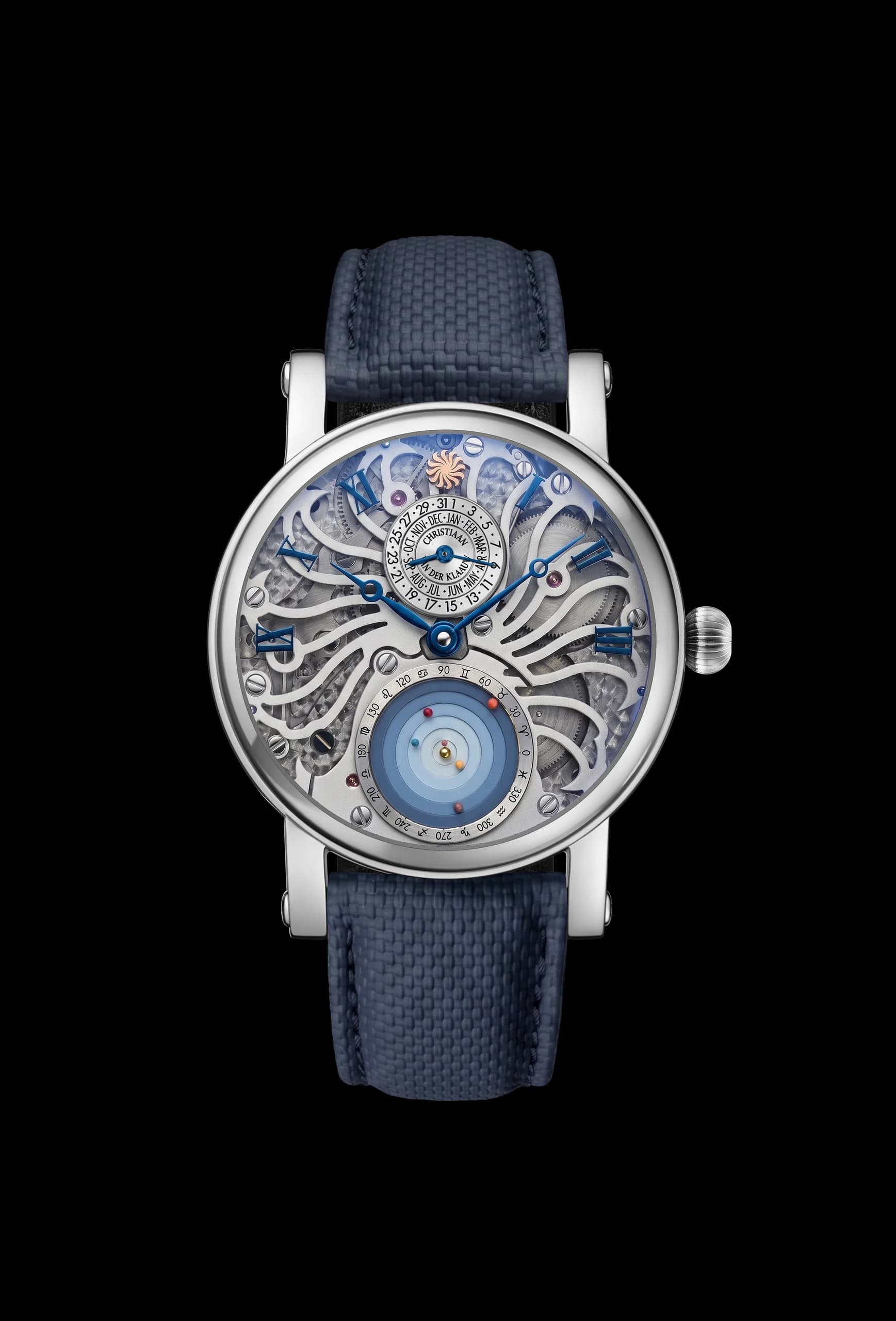 Planetarium Skeleton Platinum CKPT22SK, front